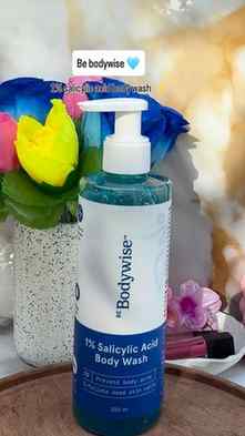 Be bodywise 1% salicylic acid body wash 🩵
Comment body for
