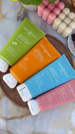 Want to know which cleanser is for your skin types?
Dot&key