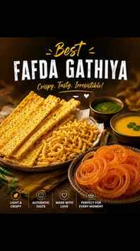 અમદાવાદમાં Best Fafda Gathiya ક્યાં મળે છે? 🤤
કરકરા Fafda,