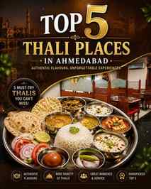 Craving the ultimate Gujarati thali experience in Ahmedabad?