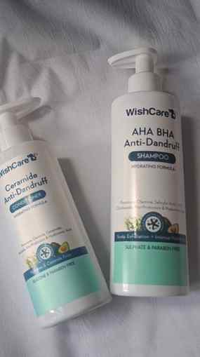 My honest review of Wishcare AHA BHA Anti-Dandruff Shampoo….
