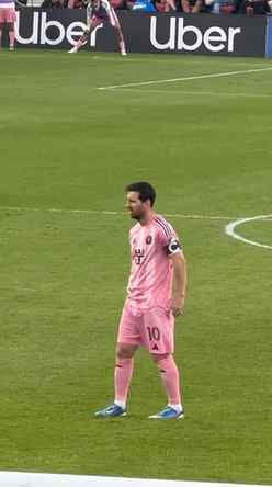 While others watch him on TV, I got to witness Messi magic t