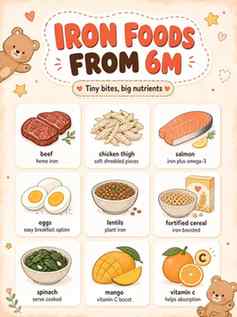 Starting solids? Save this one 🥣
From iron-rich foods to v