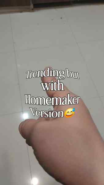 Trending... but make it ✨Homemaker Version✨ 🏡❤️

Running th