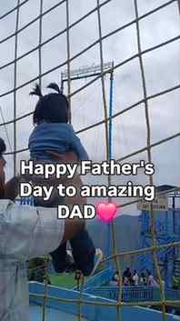 A father's love isn't always loud. Sometimes it's in the ear