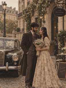 “If our love story belonged to another era… 🎞️🤎”