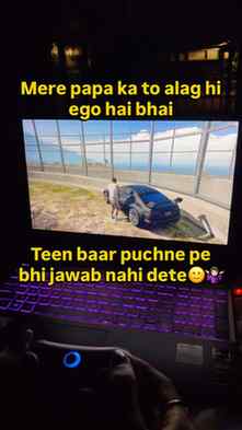 alag hi ego me rehte hai papa🙂

#brownparents #indiandad #i