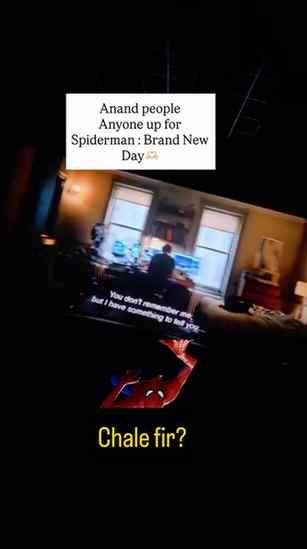 Chale fir PVR 😋?

#trendingreels #spidermanbrandnewday #ana