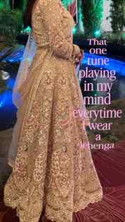 Lehenga>>>>>any other outfit💗
[outfit, lehenga, tunes, tra
