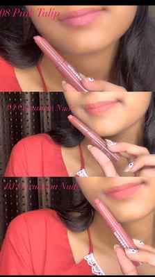 Trying out the Mamaearth Moisture Matte Longstay Lipstick β