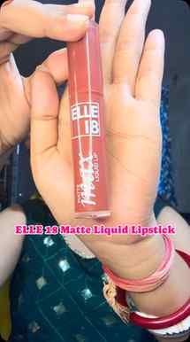 Pujo te shaaj max kore 🌸 ELLE 18 Liquid Lipstick brown shad