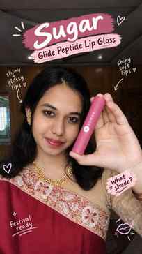 ||SUGAR Glide Peptide Plumping Gloss Stick||
The SUGAR Pept