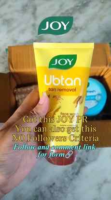 Got my JOY PR package!💛
Super excited to try these skincare