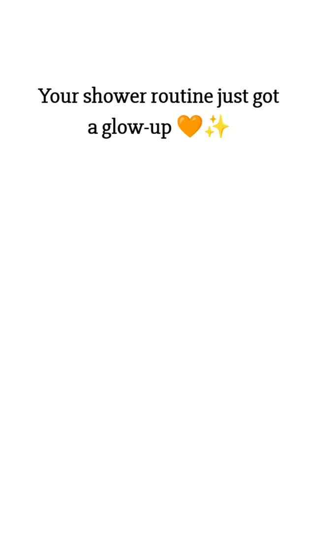 "A little glow-up for your everyday shower routine 🫧✨ Meet