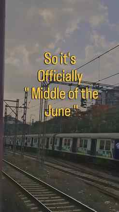 So its Officially "Middle of the June " 👀