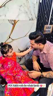 A little family, a lot of love & endless Rakhi memories 🥹❤️