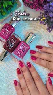 💅 Salon-like nails at home in just 5 minutes! ✨ One coat, g