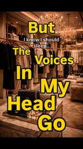 I know I should sleep... but the voices in my head keep addi