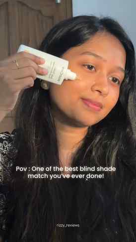 Tried the newly launched @mywishcare tinted sunscreen! Very