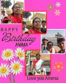 Happy Birthday Amma
Love you Amma