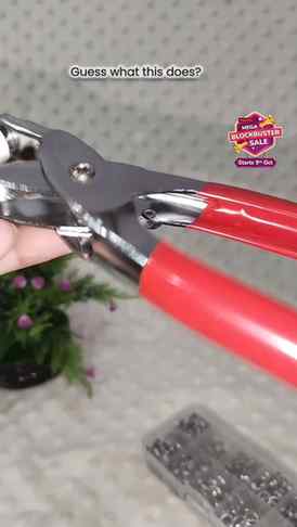 POV: You found the most useful tool
Snap Button Pliers avail