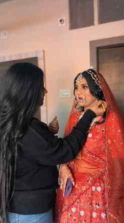 She wasn’t just getting ready for her wedding… she was stepp