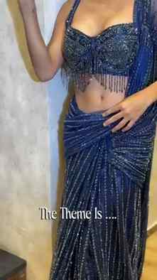 The theme is ART. The statement is GLAM. 🦋✨
A little drama