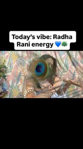 Wait for the Radha transformation… 👀✨🦚
#radharani Janmas