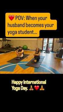 In a world that moves so fast, yoga reminds us to slow down,