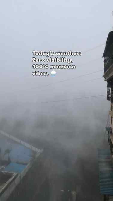 Woke up to this breathtaking monsoon view from my balcony. T