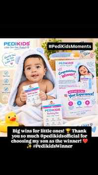 Big wins for little ones! 🏆 Thank you so much @pedikidsoffi