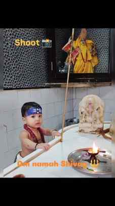 Om namah shivay, mere chote bhole baba 🔱📿...........