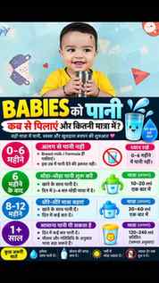 बच्चों को पानी कब से और कितना देना चाहिए ?.............
Foll