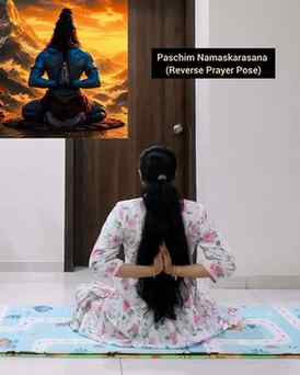 Shree Shivay Namastubhyam 🙏🔱 Embracing strength, flexibili