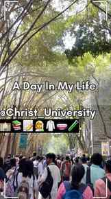 A day in my life at Christ University 🏫👩🔬 🔬📚🥼🧫🧪📝