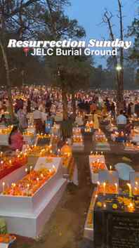 Every year on Easter Sunday, early in the morning, we visit