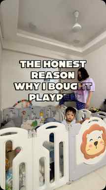 Because putting the baby inside it, was never the main plan…
