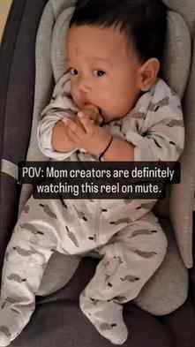 POV: Mom creators are definitely watching this reel on mute.