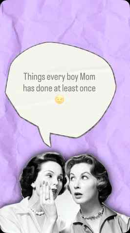 “Boy moms, be honest… you’ve done this too 😂”
#boymom #mom
