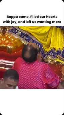 Forever with Bappa 🙏 #ganpatibappamorya #bappa