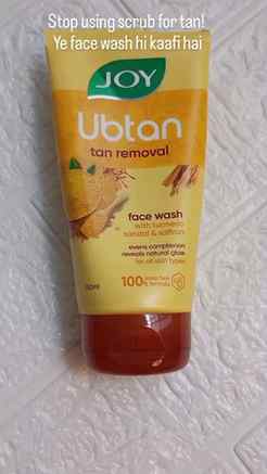 βΉ188 me tan removal? Yes please! π
Ye JOY Ubtan Face Wash