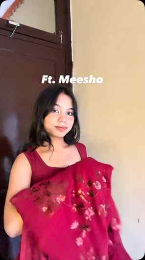 Comment link for saree🔗
@meeshoapp
@meeshocreatorclub