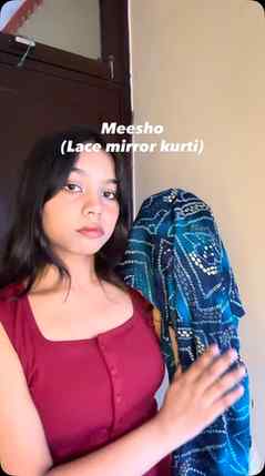 Follow & Comment link for Lace kurti✨🔗 @meeshoapp
.
.
.
#f