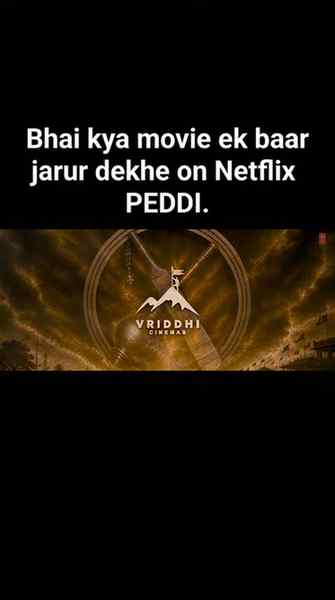Kya movie h bhai..
Movie .PEDDI
@highlight 
Mythri Movie Mak