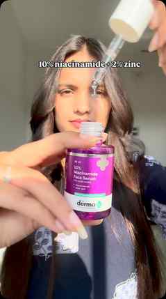 Fading acne marks with @thedermacoindia
10% Niacinamide Ser