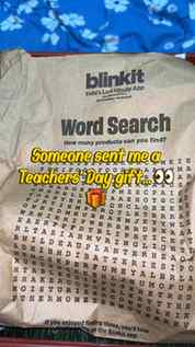 Someone secretly sent me a Teachers’ Day gift through Blinki