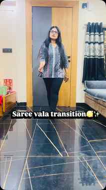 Saree vala transition 🥰✨✨ 
#sareelover #foryoupage #saree #