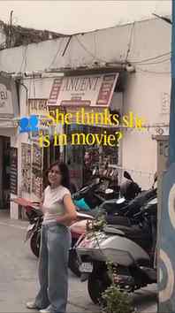 She thinks she's in a movie 😭🎥 
.
.
.
#viral #udaipurite #