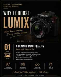 Frequently Asked Question about why i chose “LUMIX”?
#camer