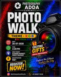 📸 PHOTO WALK 2026
Theme: RGB (Red • Green • Blue) 🌈
See